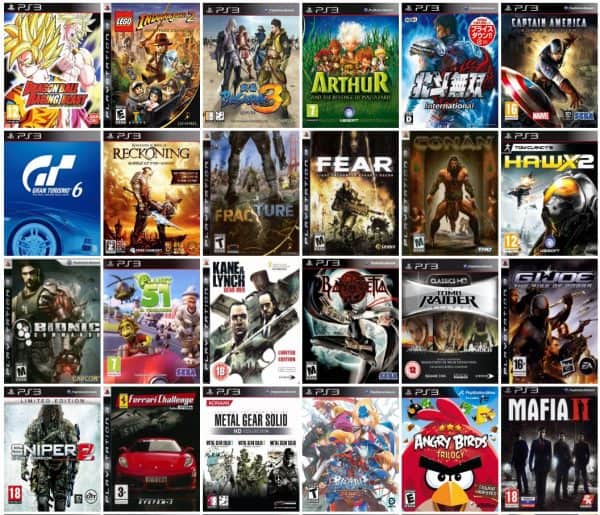List Game PS3 hay nhất bằng hình ảnh