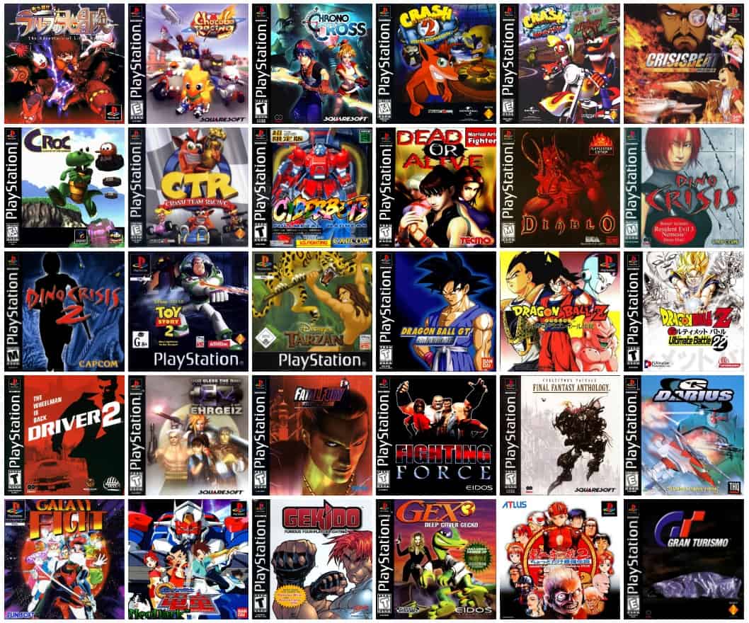 List Of Ps1 Games With Pictures - BEST GAMES WALKTHROUGH